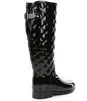 Hunter Tall Refined Quilted Gloss Rain Boots