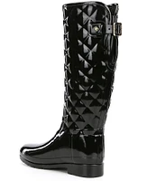 Hunter Tall Refined Quilted Gloss Rain Boots