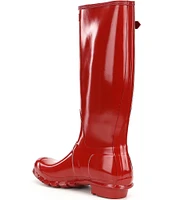 Hunter Women's Original Tall Gloss Buckle Strap Rain Boots