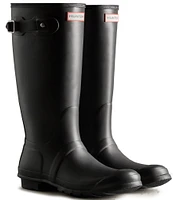 Hunter Women's Original Tall Matte Buckle Strap Rain Boots