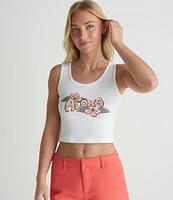 Hurley Aloha Sleeveless Cropped Tank Top