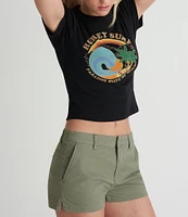 Hurley Ashbury Short Sleeve Baby Rib Knit T-Shirt