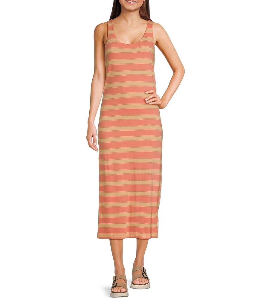 Hurley Better Days Striped Midi Dress