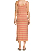 Hurley Better Days Striped Midi Dress