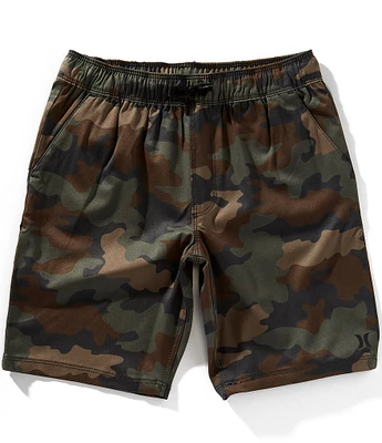 Hurley Big Boys 8-20 Camouflage Stretch Twill Hybrid Pull-On Shorts