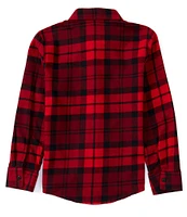 Hurley Big Boys 8-20 Long Sleeve Santa Cruz Flannel Shirt