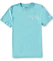 Hurley Big Boys 8-20 Short Sleeve Palm Beach Graphic T-shirt