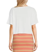 Hurley Big Breakers Short Sleeve Cropped Graphic T-Shirt