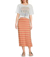 Hurley Big Breakers Short Sleeve Cropped Graphic T-Shirt