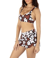 Hurley Bold Daisy Print Swim Cover-Up Board Short