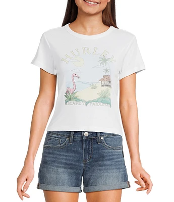 Hurley Casa Del Hurley Short Sleeve Baby Rib T-Shirt
