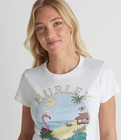 Hurley Casa Del Hurley Short Sleeve Baby Rib T-Shirt