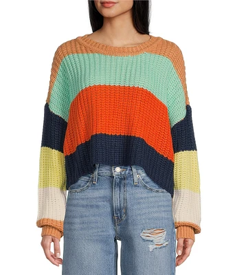 Hurley Color Block Knit Sweater