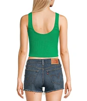 Hurley Down Under Cropped Graphic Tank Top