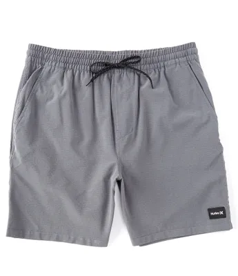 Hurley Elastic-Waist Phantom Zuma ll 18#double; Outseam Volley Shorts