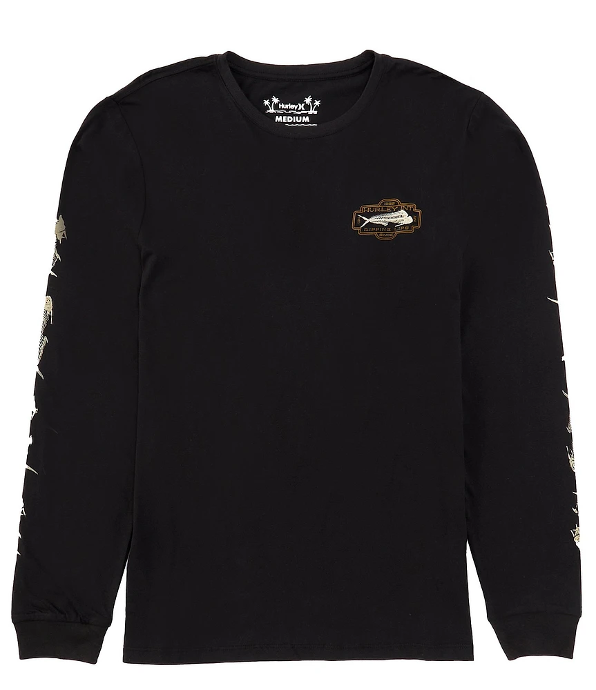 Hurley Everday Bones Long Sleeve T-Shirt