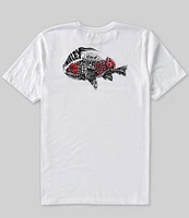 Hurley Everday Flower Fish Short Sleeve Graphic T-Shirt