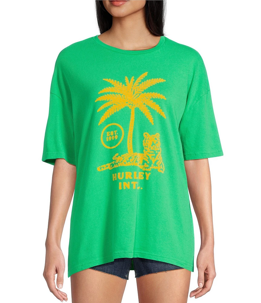 Hurley Ex Libris Short Sleeve Boyfriend T-Shirt