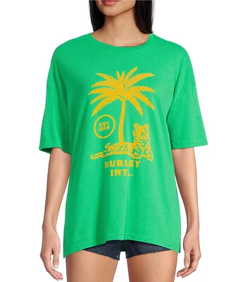 Hurley Ex Libris Short Sleeve Boyfriend T-Shirt