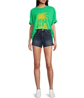 Hurley Ex Libris Short Sleeve Boyfriend T-Shirt