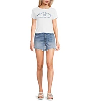 Hurley First Mate Graphic Short Sleeve Baby Rib Knit T-Shirt