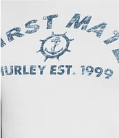 Hurley First Mate Graphic Short Sleeve Baby Rib Knit T-Shirt