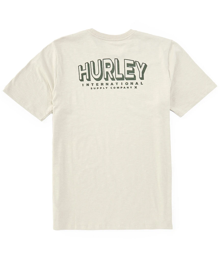 Hurley H2O-Dri Top Arch Short Sleeve Slub Graphic T-Shirt