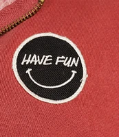 Hurley Have Fun Coordinating Long Sleeve Cropped Fleece Hoodie