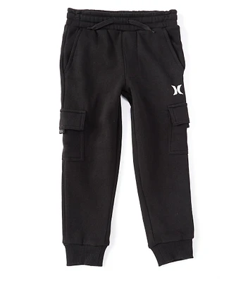 Hurley Little Boys 2T-7 Cargo Fleece Logo Jogger Pants