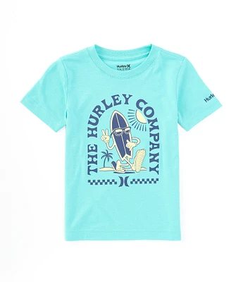 Hurley Little Boys 2T-7 Short Sleeve Board Dude T-Shirt