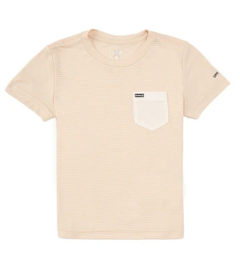 Hurley Little Boys 2T-7 Short Sleeve Contrast-Pocket Swim T-Shirt