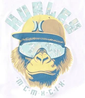 Hurley Little Boys 4-7 Short-Sleeve Osaka Swim Jersey Knit T-Shirt & Printed Woven Twill Swim Trunks Set