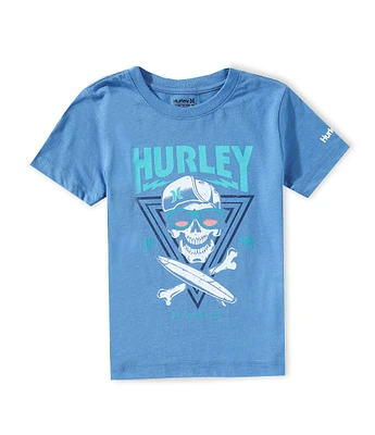 Hurley Little Boys 4-7 Short-Sleeve Rock Skull T-Shirt