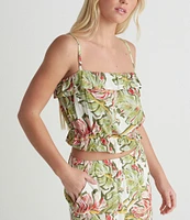 Hurley Malibu Sleeveless Floral Printed Camisole