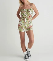 Hurley Malibu Sleeveless Floral Printed Camisole