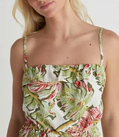 Hurley Malibu Sleeveless Floral Printed Camisole