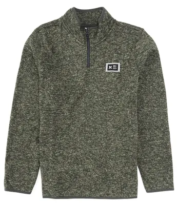 Hurley Mesa Ridgeline Long Sleeve Quarter-Zip Sweater-Knit Pullover