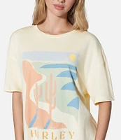 Hurley Moroccan Sunset Short Sleeve Boyfriend T-Shirt