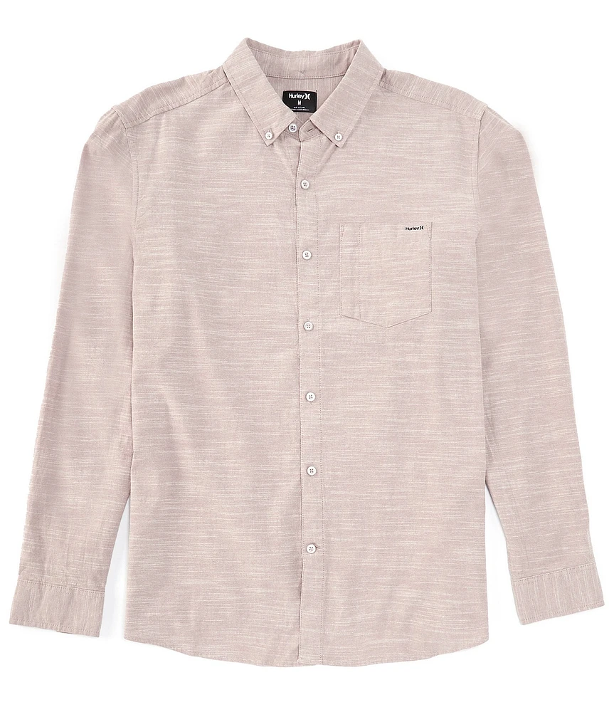 Hurley One And Only Long Sleeve Stretch Woven Shirt