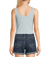 Hurley Palm Peaks Sleeveless Cropped Tank Top