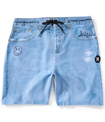 Hurley Phantom Eco Denim 7#double; Board Shorts