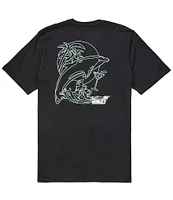 Hurley Porpoise Dolphin Short Sleeve Graphic T-Shirt