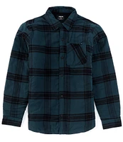 Hurley Portland Plaid Sherpa-Lined Flannel Shirt