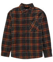 Hurley Portland Plaid Sherpa-Lined Flannel Shirt