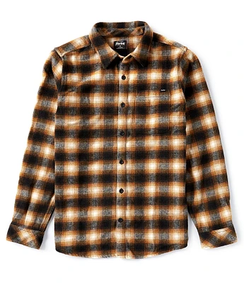 Hurley Portland Plaid Wool-Blend Brushed Flannel Shacket