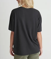 Hurley Racquet Graphic Short-Sleeve Boyfriend T-Shirt