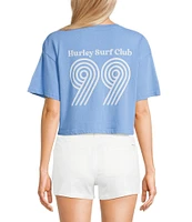 Hurley Rollers Short Sleeve Boxy Cropped T-Shirt