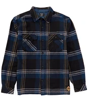 Hurley Santa Cruz Long Sleeve Plaid Flannel Shirt