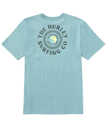 Hurley Short Sleeve H2O-Dri Kelp Circle Graphic T-Shirt