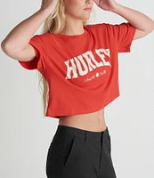 Hurley Surf Hooky Short Sleeve Boxy Cropped T-Shirt